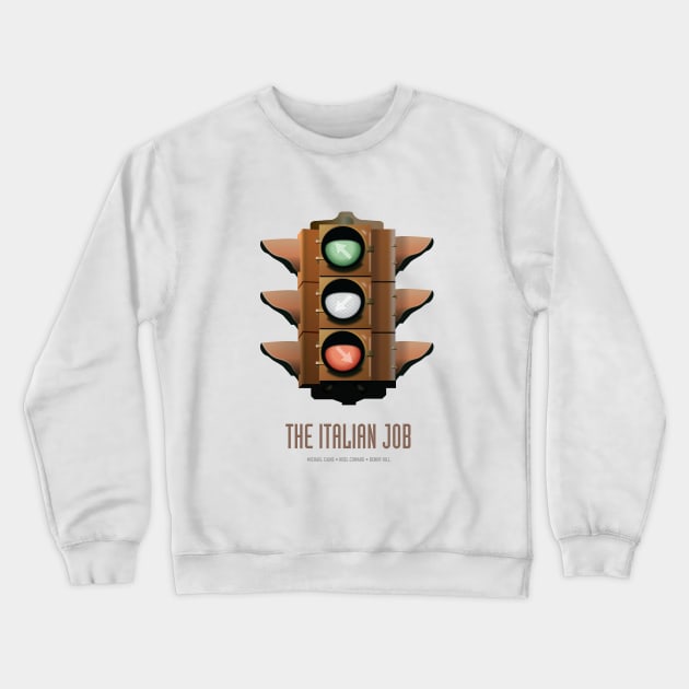 The Italian Job Crewneck Sweatshirt by MoviePosterBoy